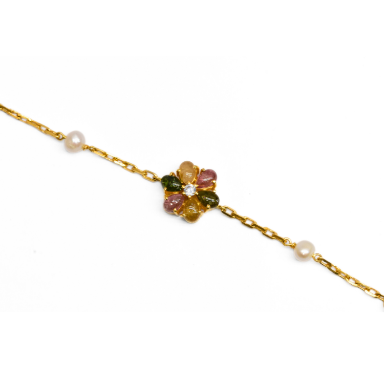 Picture of Tourmaline & Pearl Bracelet